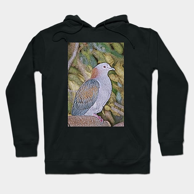 Pigeon Hoodie by In Your Head Designs